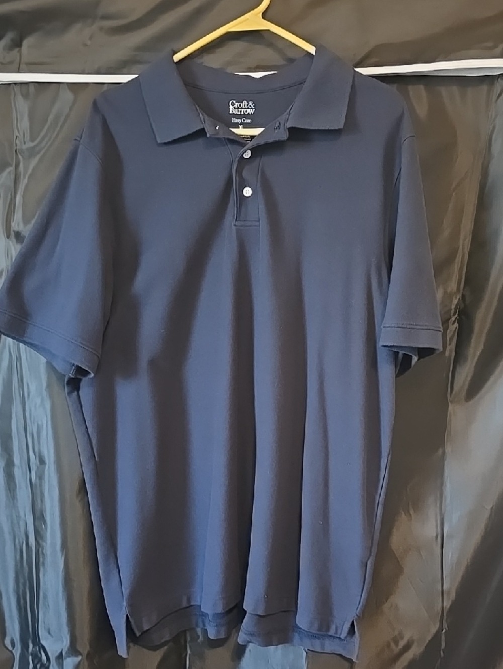 croft & barrow Navy Blue Short-Sleeve Polo